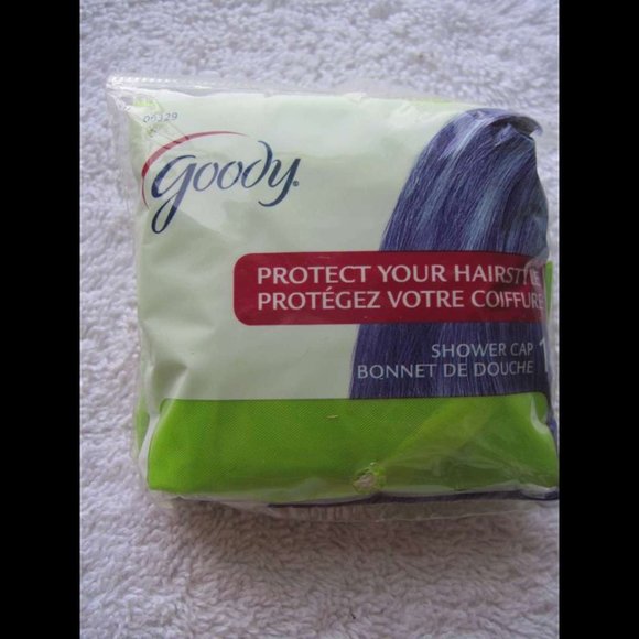 Goody Shower Cap Cover Head Protect Hair Style Plastic Bonnet 2009 Blue Green - Picture 5 of 9